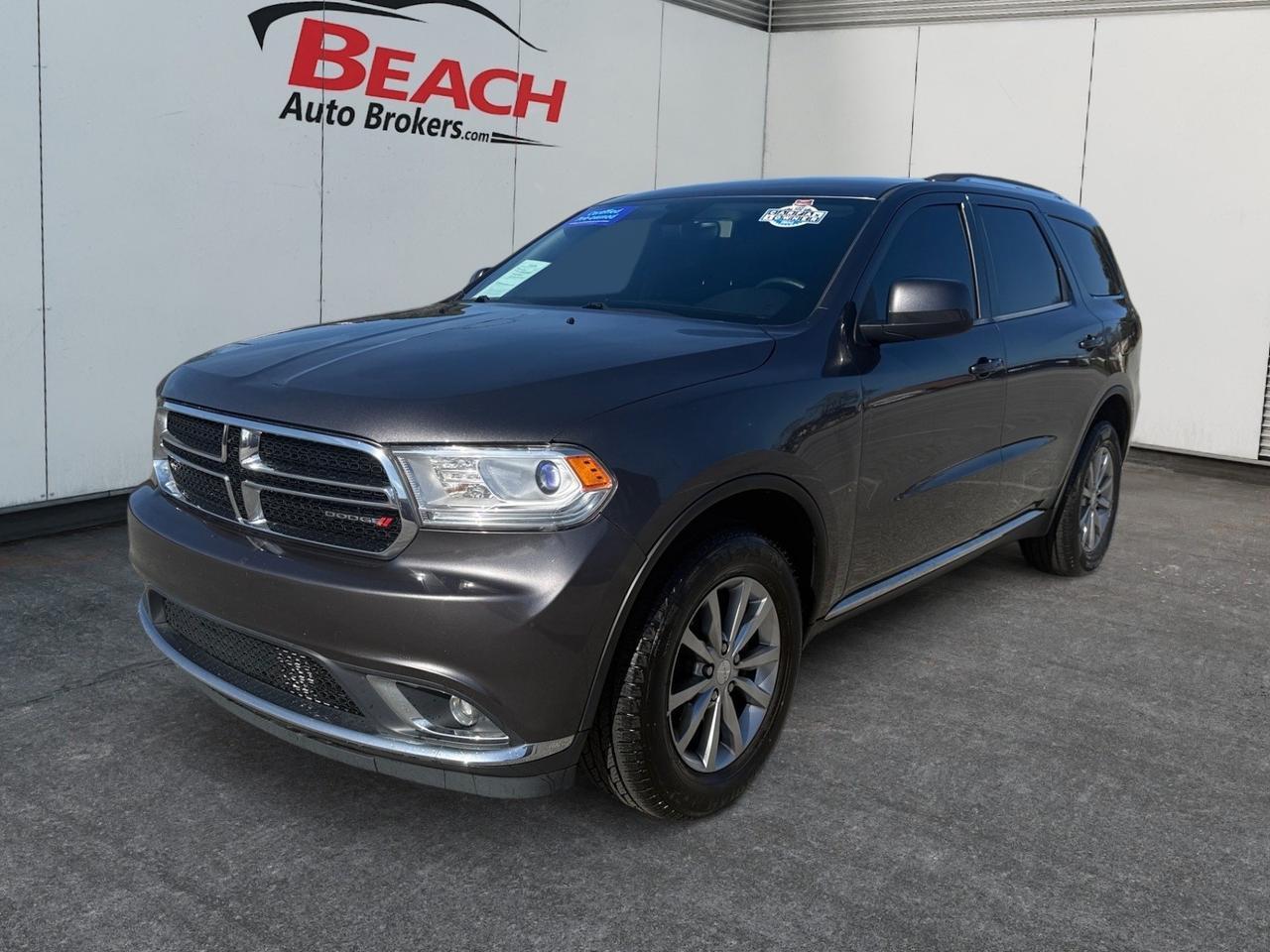 2017 Dodge Durango SXT, HEATED SEATS, HEATED STEERING WHEEL, 3RD ROW, BLUETOOTH, BACKUP CAMERA, POWER/HEATED MIRRORS, KEYLESS ENTRY, CLEAN CARFAX!