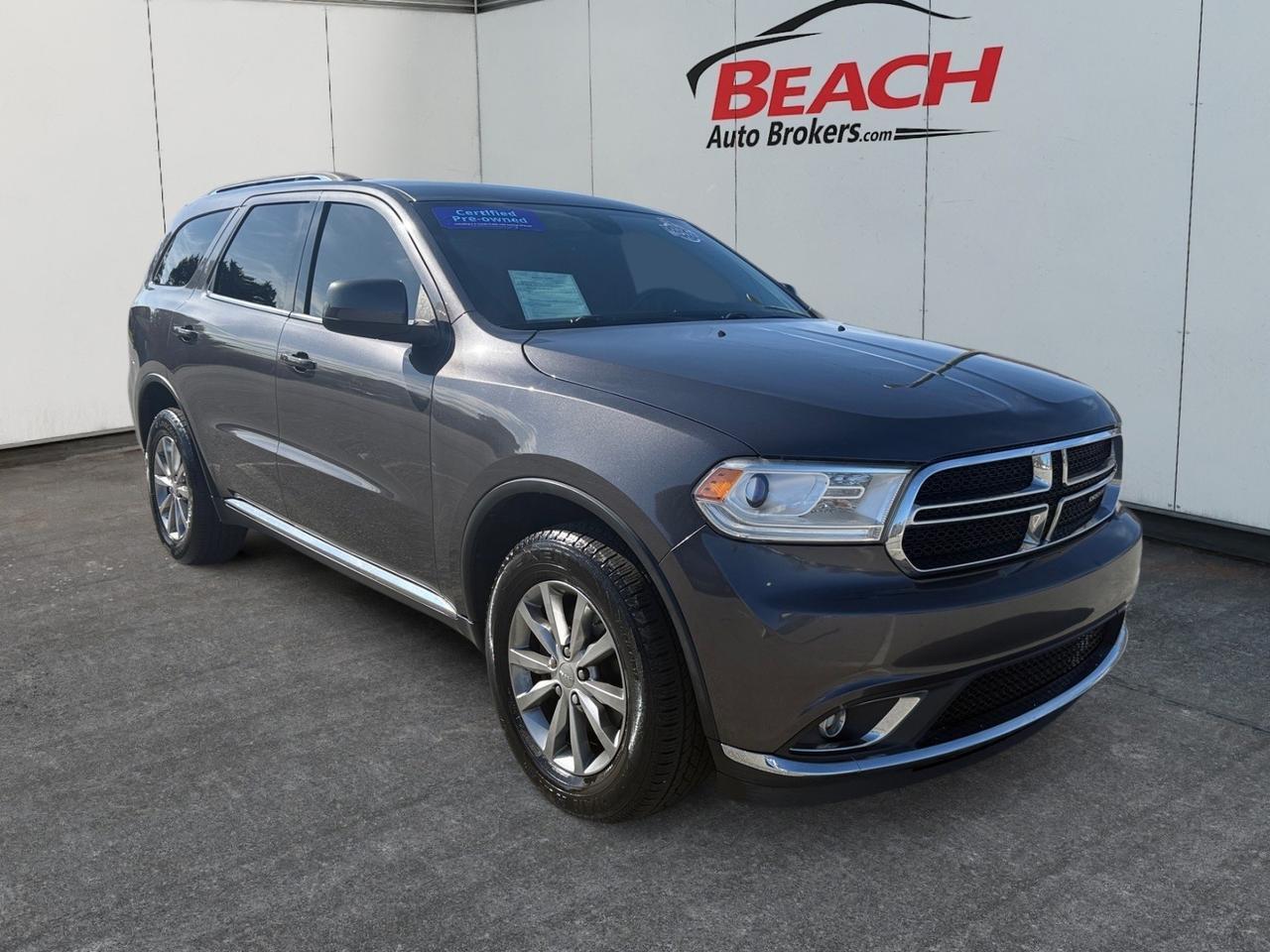 2017 Dodge Durango SXT, HEATED SEATS, HEATED STEERING WHEEL, 3RD ROW, BLUETOOTH, BACKUP CAMERA, POWER/HEATED MIRRORS, KEYLESS ENTRY, CLEAN CARFAX!
