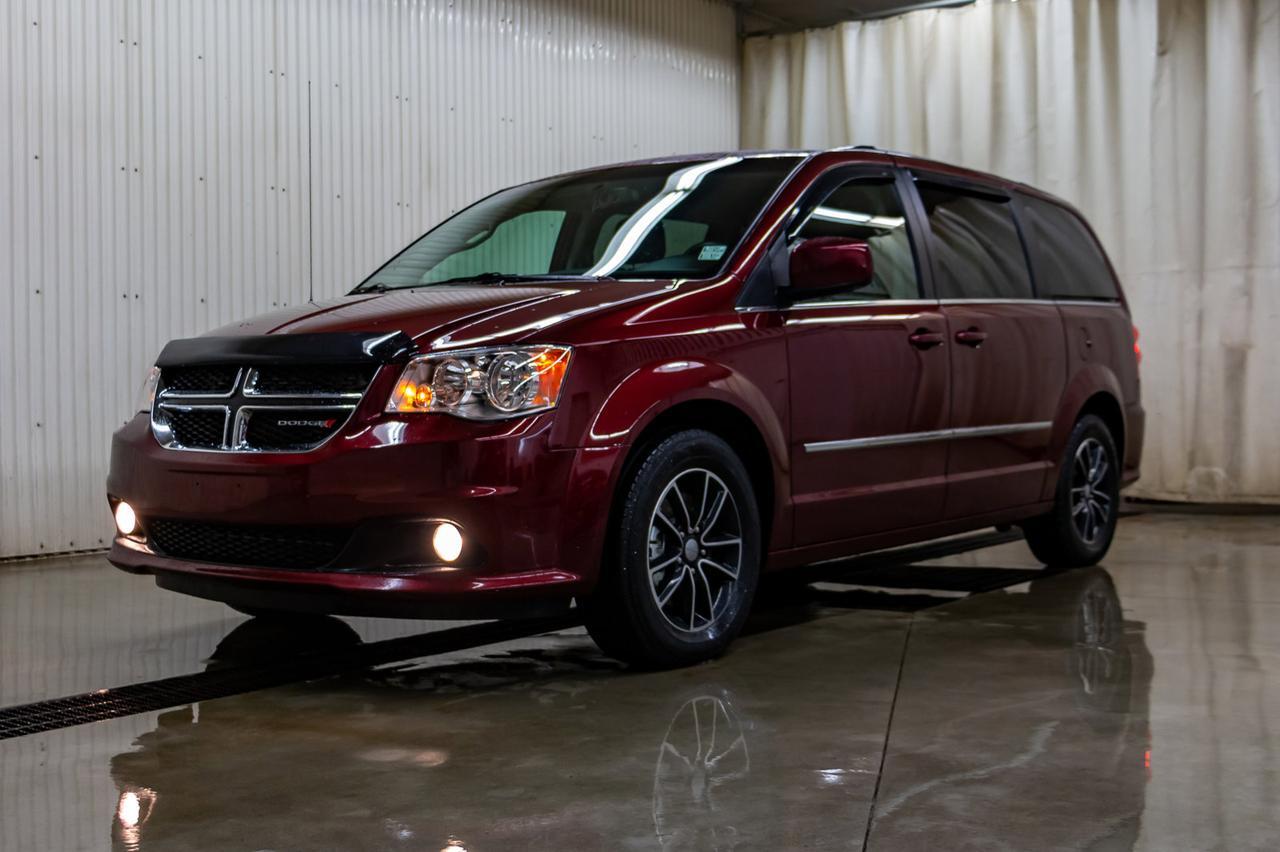 2017 Dodge Grand Caravan Crew Plus Leather Nav DVD Red Deer AB