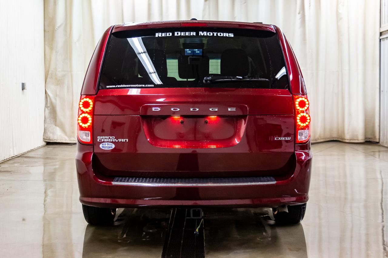 2017 Dodge Grand Caravan Crew Plus Leather Nav DVD Red Deer AB