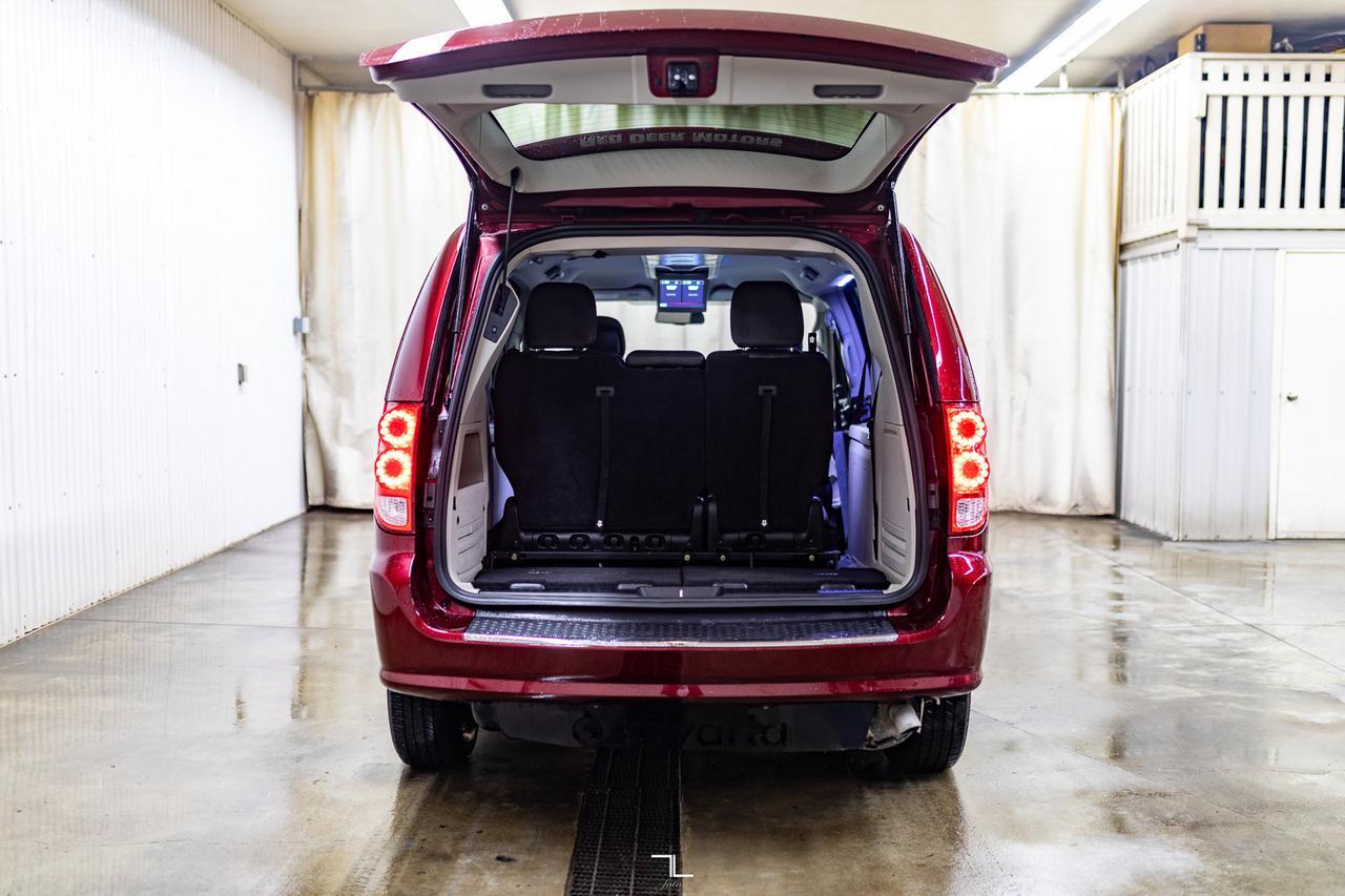 2017 Dodge Grand Caravan Crew Plus Savaria Wheelchair Conversion Leather Nav BCam Red Deer AB