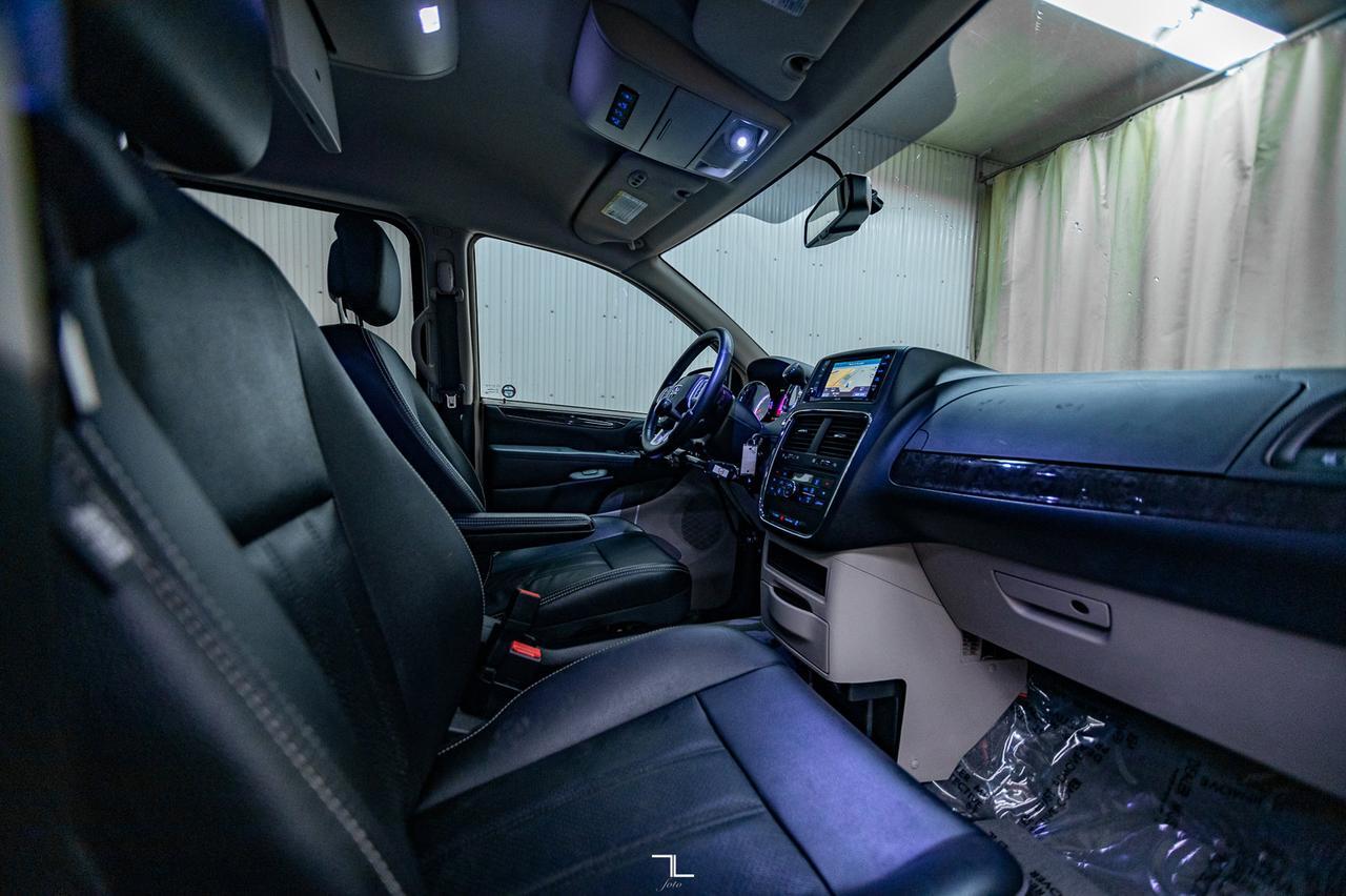 2017 Dodge Grand Caravan Crew Plus Savaria Wheelchair Conversion Leather Nav BCam Red Deer AB