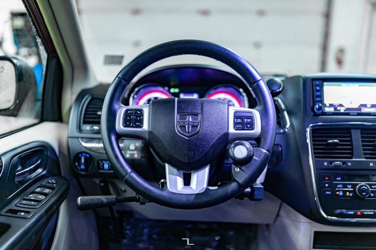 2017 Dodge Grand Caravan Crew Plus Savaria Wheelchair Conversion Leather Nav BCam Red Deer AB