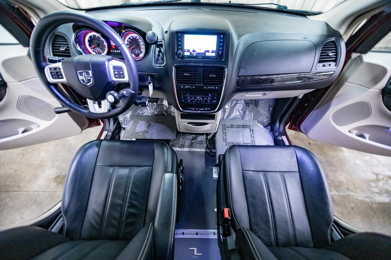 2017 Dodge Grand Caravan Crew Plus Savaria Wheelchair Conversion Leather Nav BCam Red Deer AB