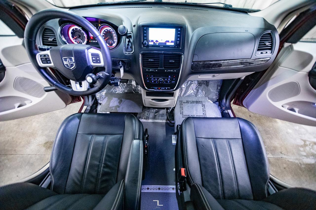 2017 Dodge Grand Caravan Crew Plus Savaria Wheelchair Conversion Leather Nav BCam Red Deer AB