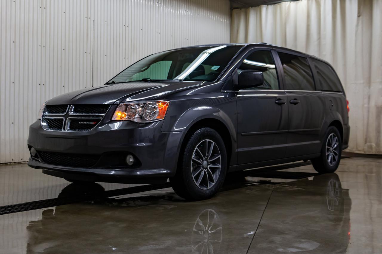 2017 Dodge Grand Caravan SXT Premium Plus Leather Nav DVD Red Deer AB