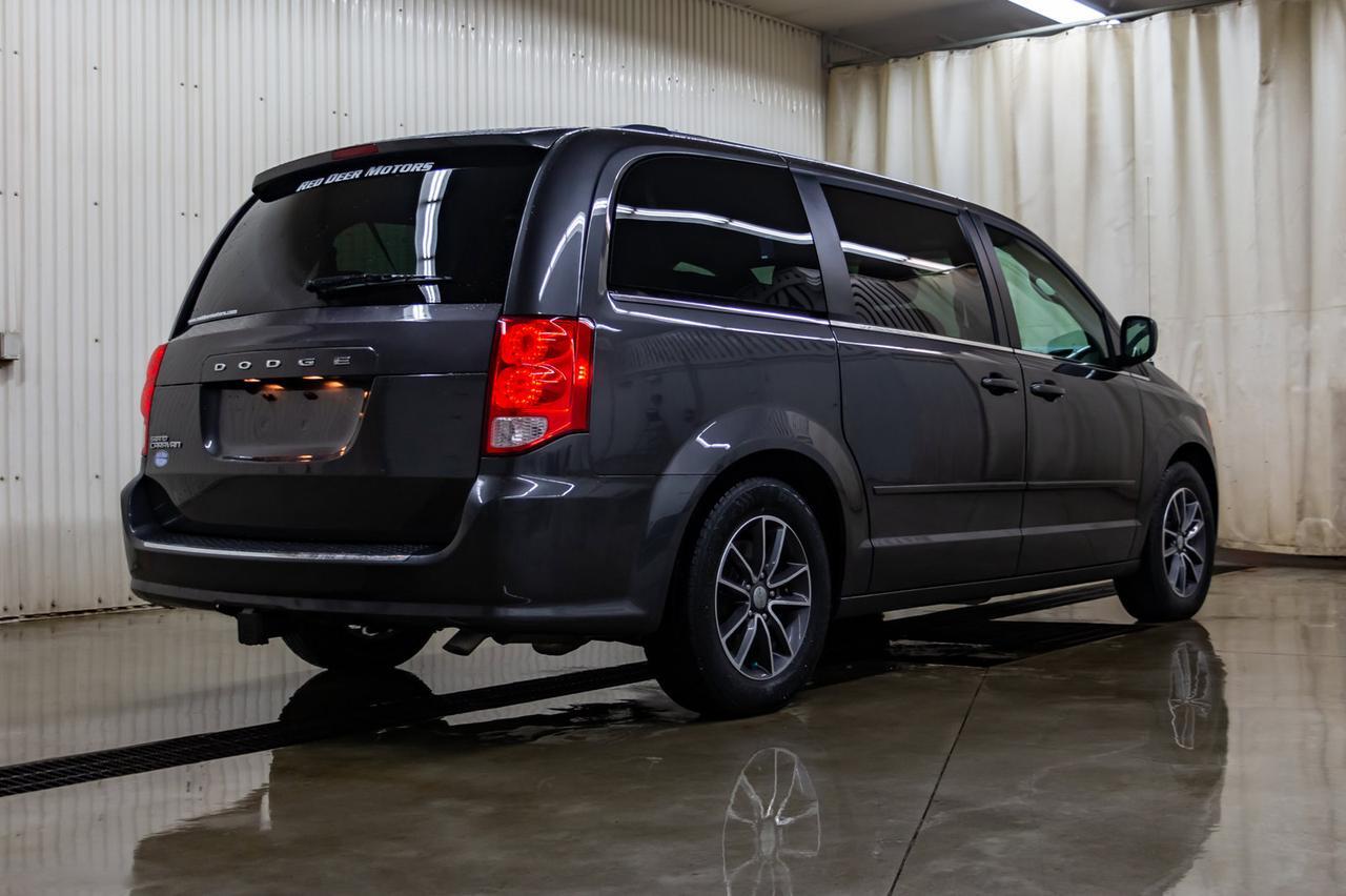 2017 Dodge Grand Caravan SXT Premium Plus Leather Nav DVD Red Deer AB