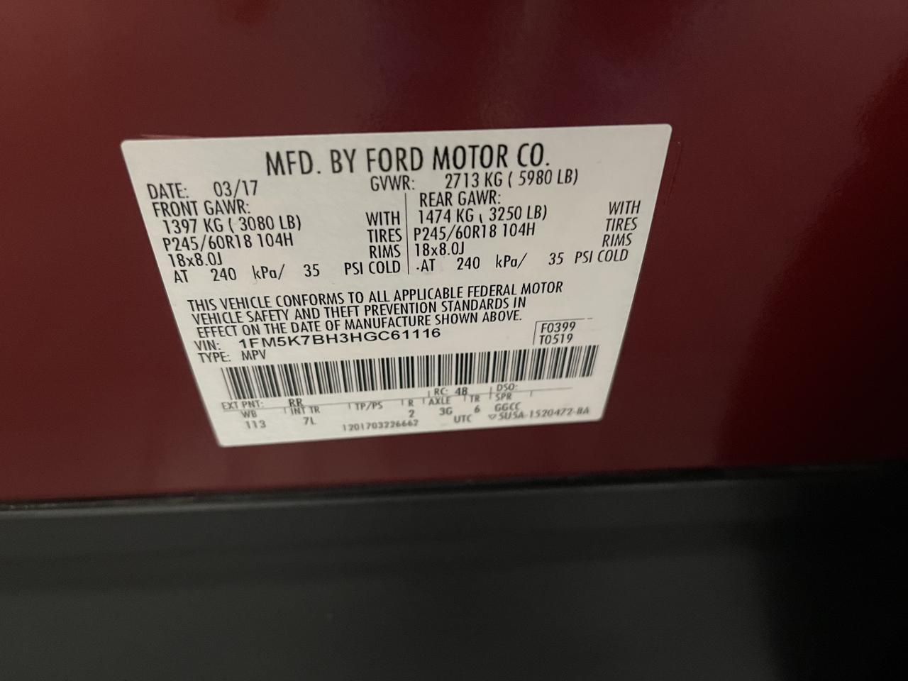 2017 FORD EXPLORER BASE Kansas City MO