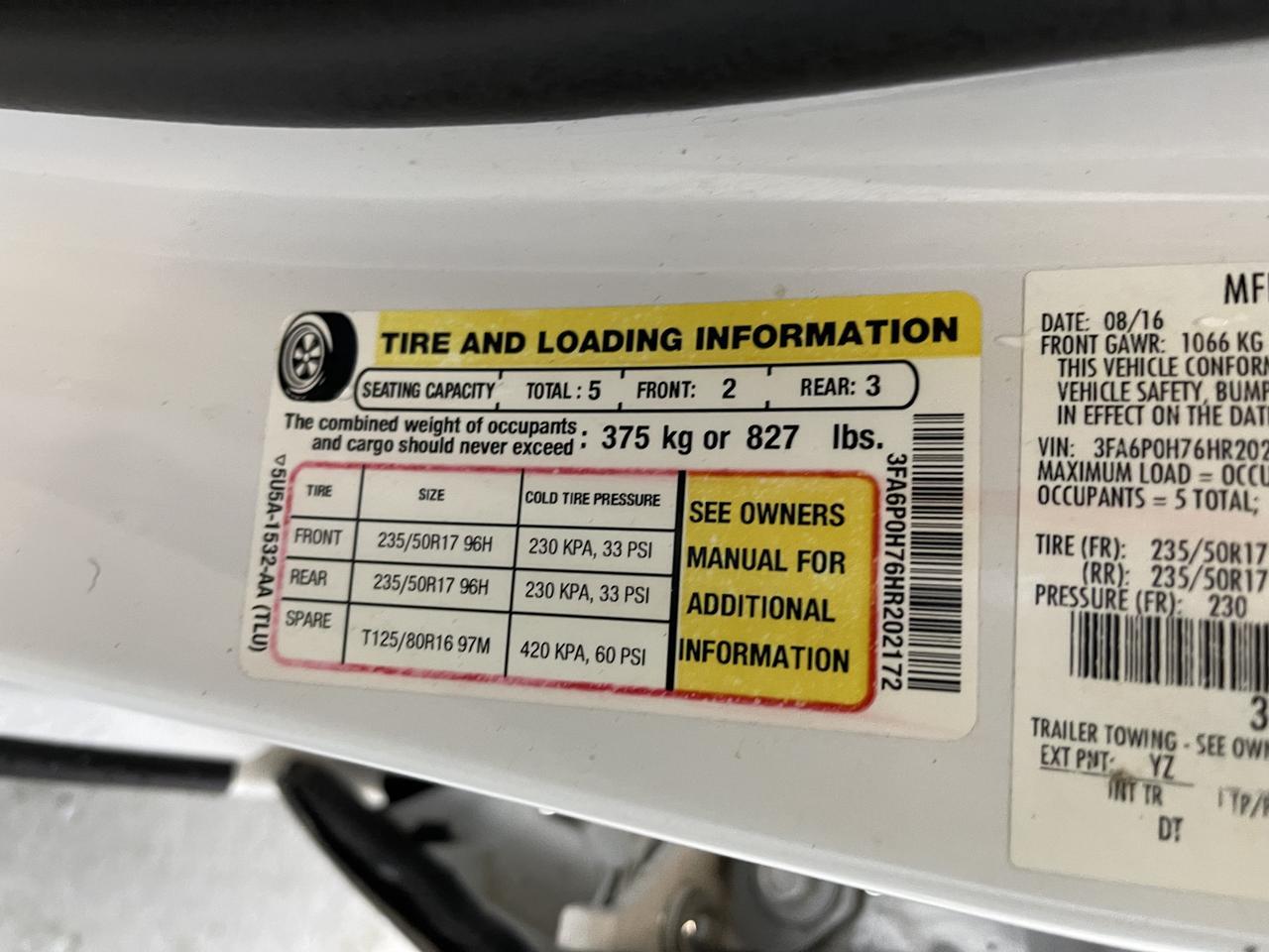 2017 FORD FUSION SE Kansas City MO