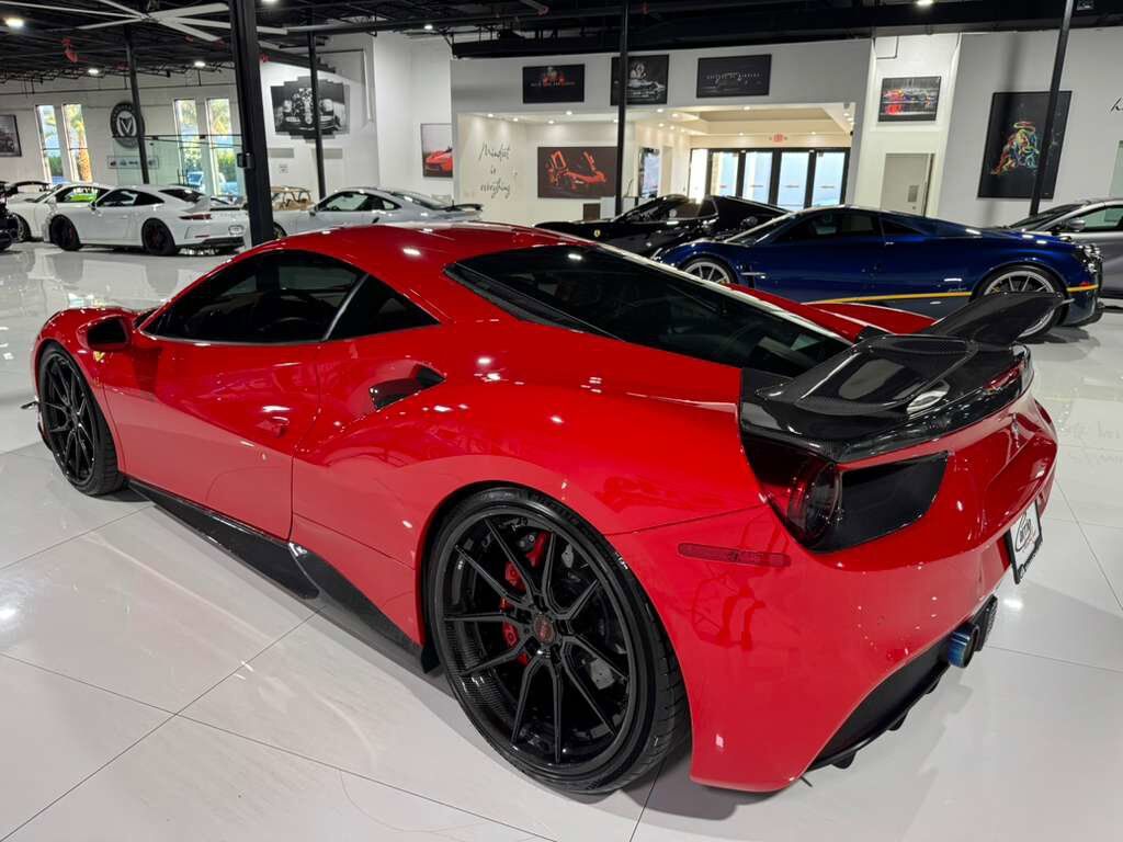 2017 Ferrari 488 GTB carbon body kit, Rosso Corsa paint, Cuoio interior, full electric seats, carbon galore & MUCH MORE!! Fort Lauderdale FL