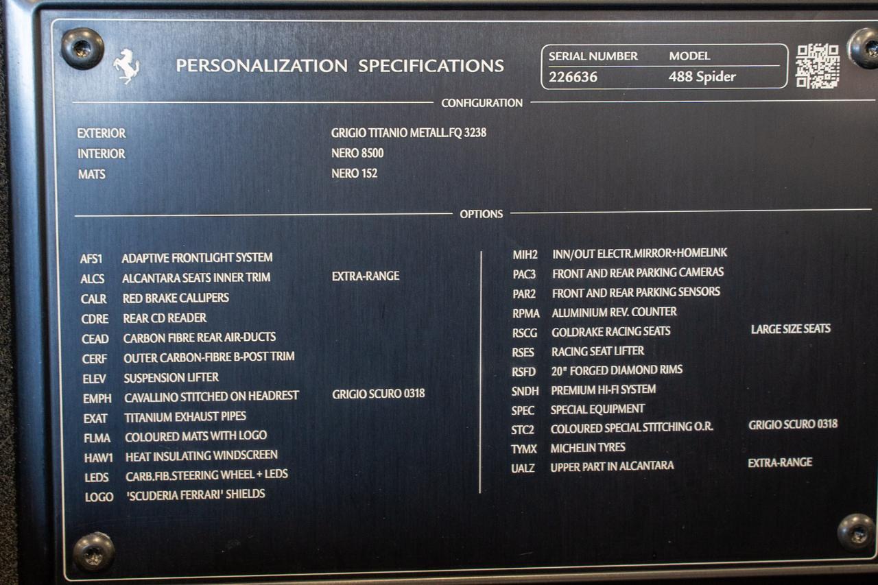 2017 Ferrari 488 Spider San Clemente CA