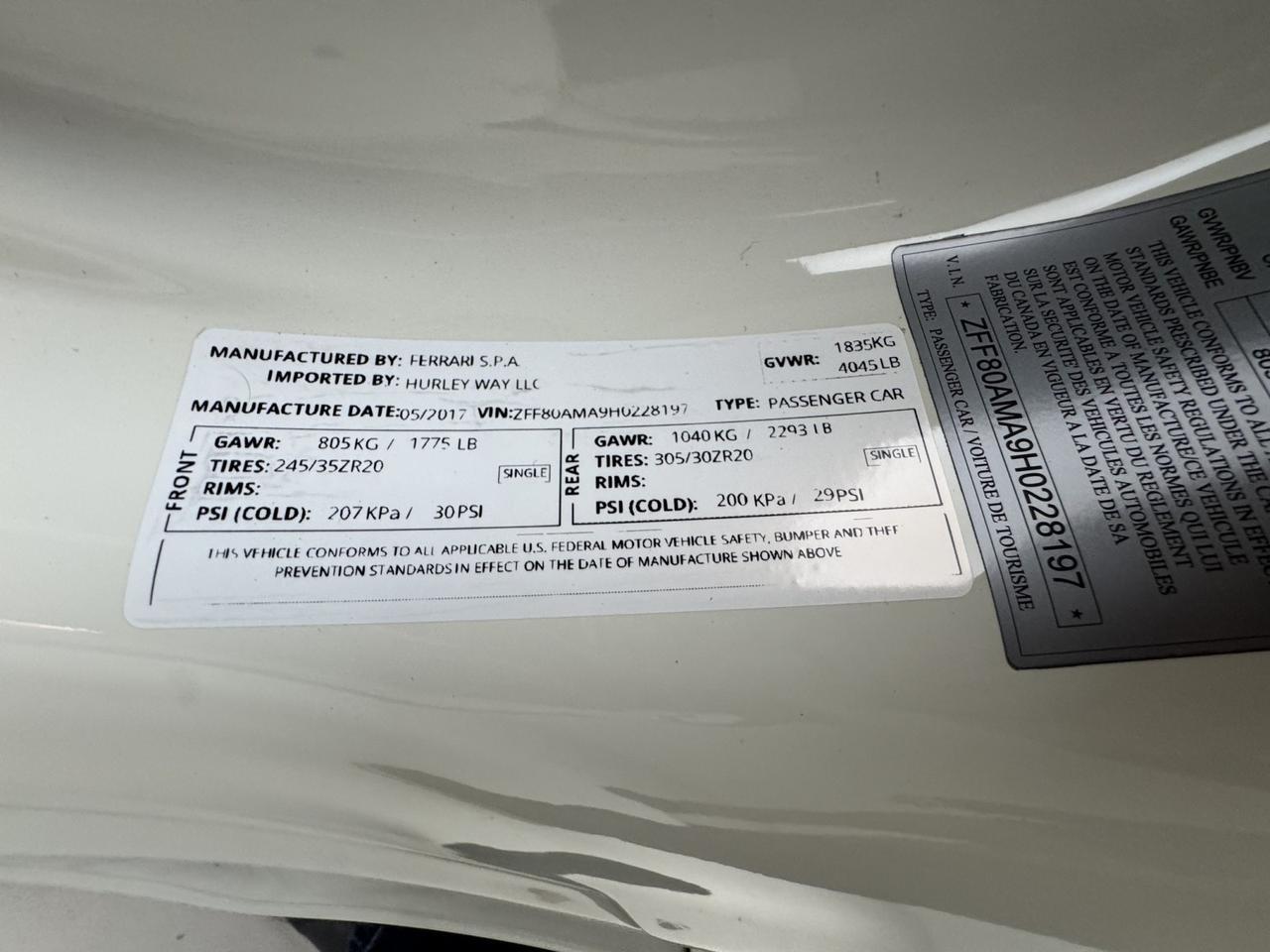 2017 Ferrari 488 Spider Scottsdale AZ