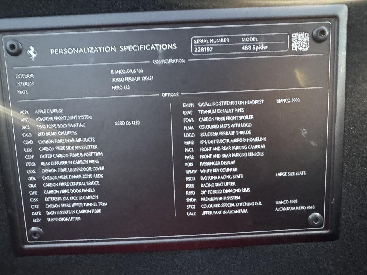 2017 Ferrari 488 Spider Scottsdale AZ