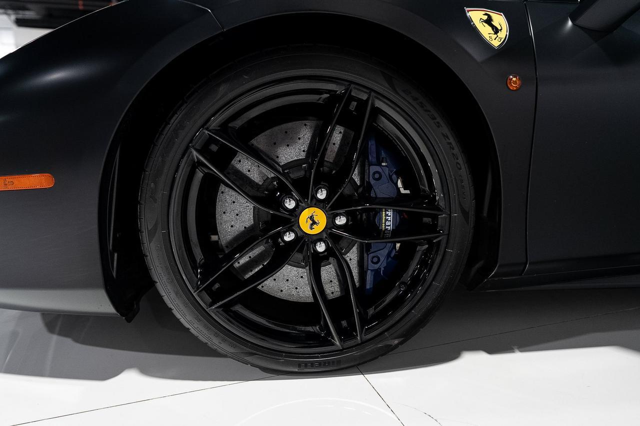 2017 Ferrari 488 Spider Nero Opaco paint, Blu Sterling interior, JBL audio, forged wheels, Daytona seats AND MUCH MORE!! Fort Lauderdale FL