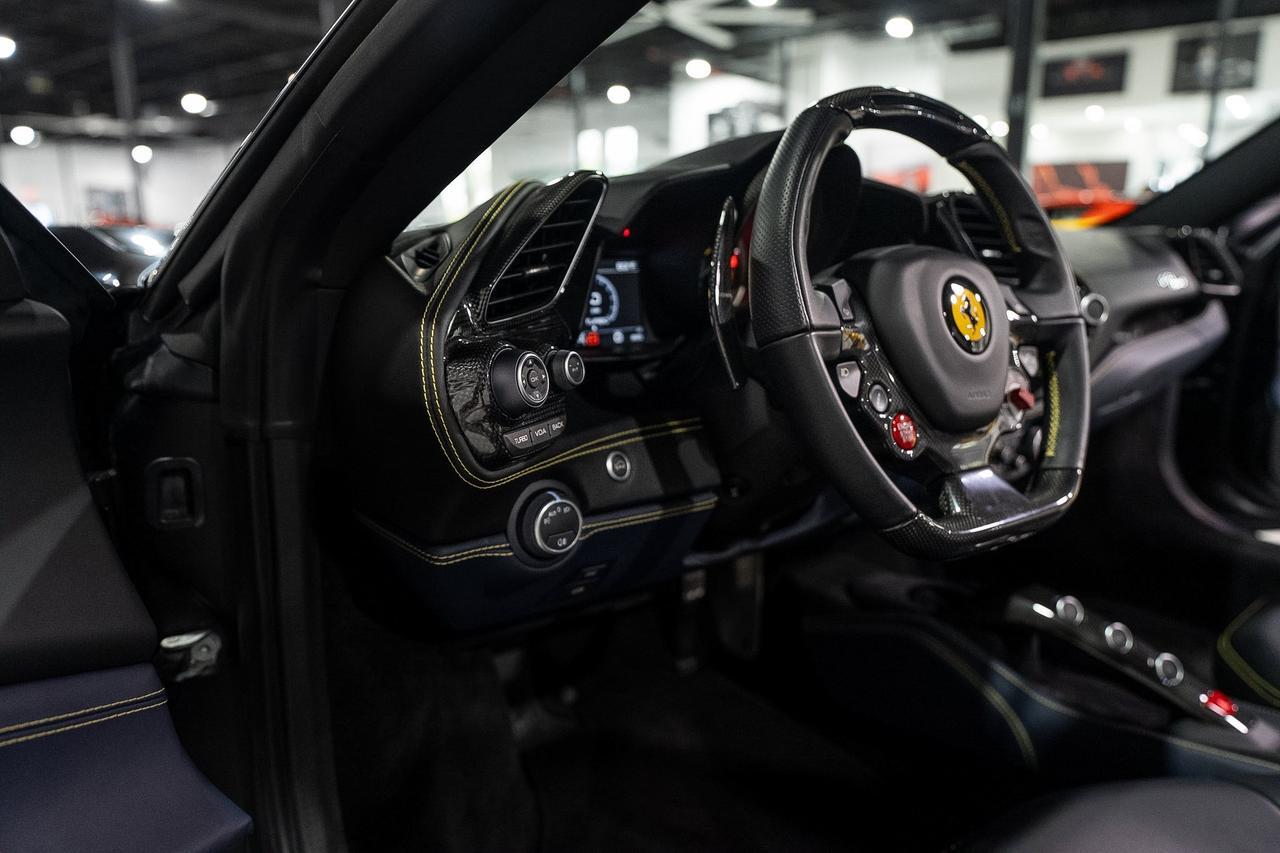 2017 Ferrari 488 Spider Nero Opaco paint, Blu Sterling interior, JBL audio, forged wheels, Daytona seats AND MUCH MORE!! Fort Lauderdale FL
