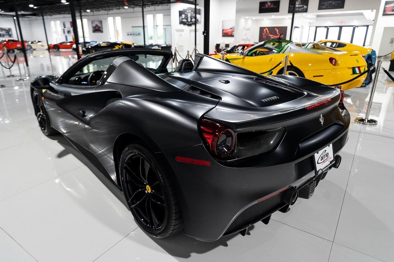 2017 Ferrari 488 Spider Nero Opaco paint, Blu Sterling interior, JBL audio, forged wheels, Daytona seats AND MUCH MORE!! Fort Lauderdale FL