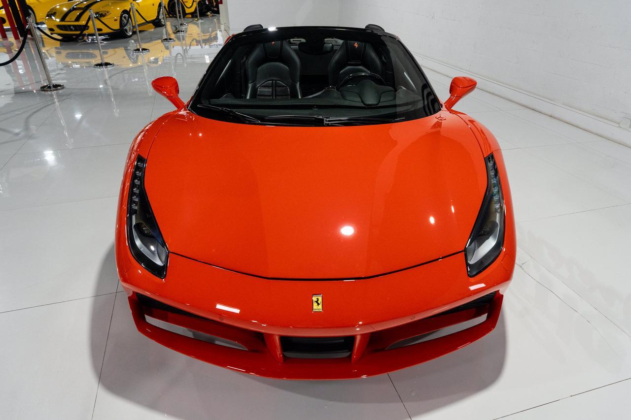 2017 Ferrari 488 Spider Rosso Dino paint, Extra-Range interior, two-tone, JBL audio system, carbon galore AND MUCH MORE!!