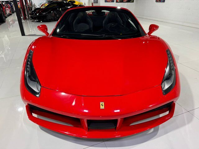 2017 Ferrari 488 Spider Scuderia shields, full electric seats, extended leather, interior carbon trim AND MUCH MORE!! Fort Lauderdale FL