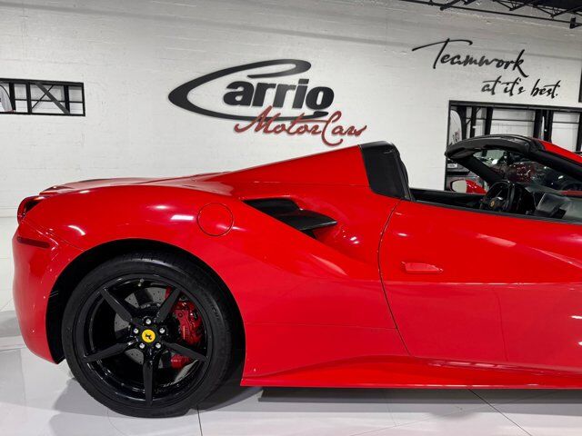 2017 Ferrari 488 Spider Scuderia shields, full electric seats, extended leather, interior carbon trim AND MUCH MORE!! Fort Lauderdale FL