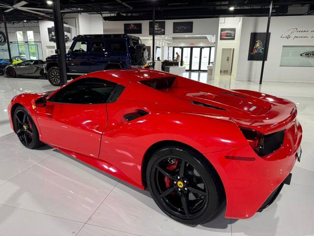 2017 Ferrari 488 Spider Scuderia shields, full electric seats, extended leather, interior carbon trim AND MUCH MORE!! Fort Lauderdale FL