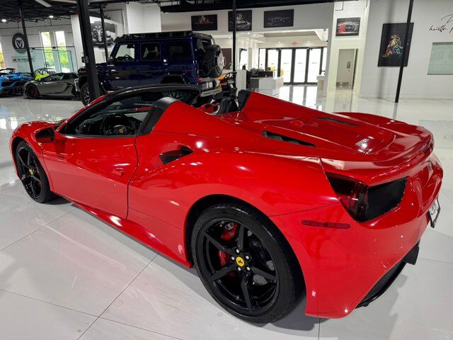 2017 Ferrari 488 Spider Scuderia shields, full electric seats, extended leather, interior carbon trim AND MUCH MORE!! Fort Lauderdale FL