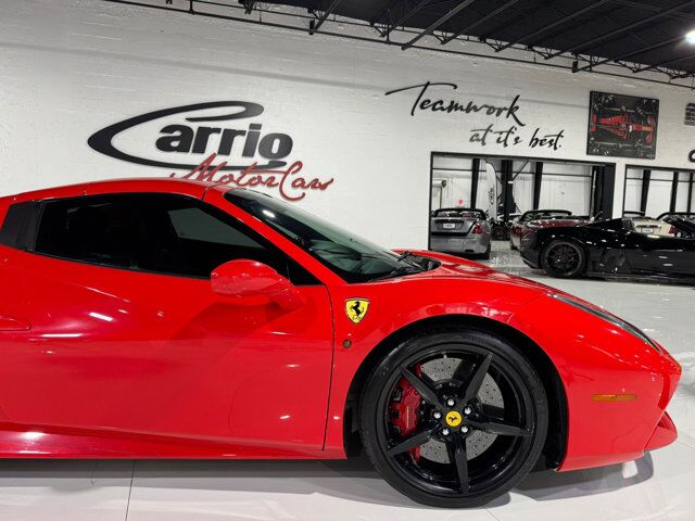 2017 Ferrari 488 Spider Scuderia shields, full electric seats, extended leather, interior carbon trim AND MUCH MORE!! Fort Lauderdale FL