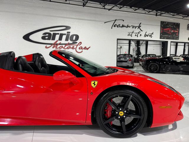 2017 Ferrari 488 Spider Scuderia shields, full electric seats, extended leather, interior carbon trim AND MUCH MORE!! Fort Lauderdale FL