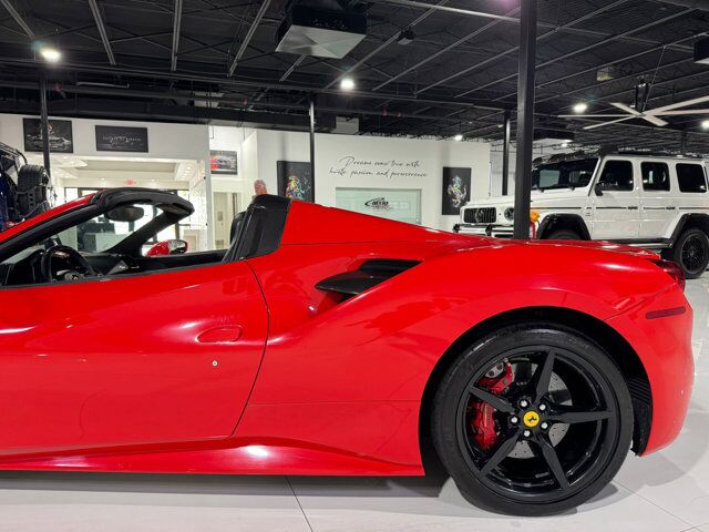 2017 Ferrari 488 Spider Scuderia shields, full electric seats, extended leather, interior carbon trim AND MUCH MORE!! Fort Lauderdale FL