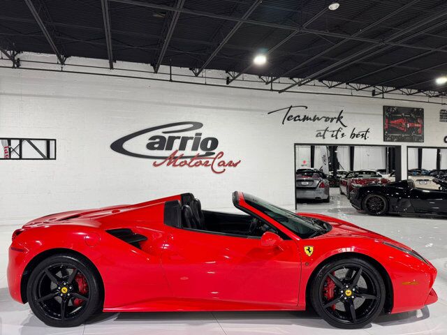 2017 Ferrari 488 Spider Scuderia shields, full electric seats, extended leather, interior carbon trim AND MUCH MORE!! Fort Lauderdale FL