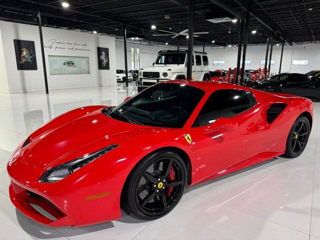 2017 Ferrari 488 Spider Scuderia shields, full electric seats, extended leather, interior carbon trim AND MUCH MORE!! Fort Lauderdale FL