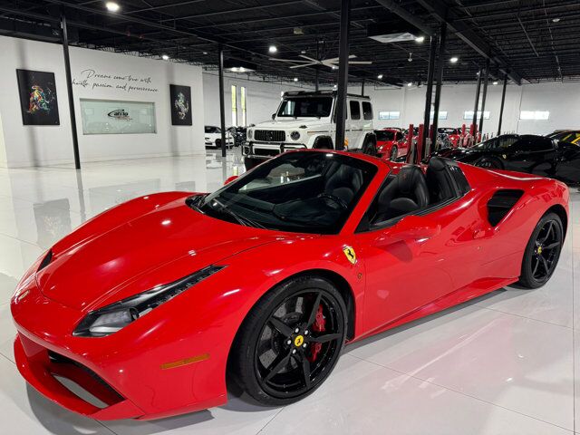 2017 Ferrari 488 Spider Scuderia shields, full electric seats, extended leather, interior carbon trim AND MUCH MORE!! Fort Lauderdale FL