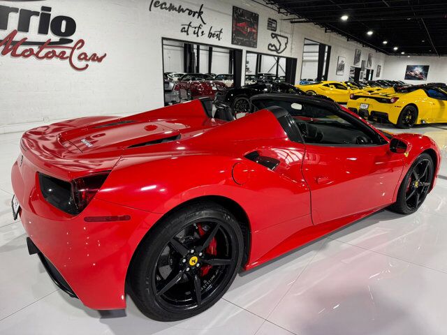 2017 Ferrari 488 Spider Scuderia shields, full electric seats, extended leather, interior carbon trim AND MUCH MORE!! Fort Lauderdale FL