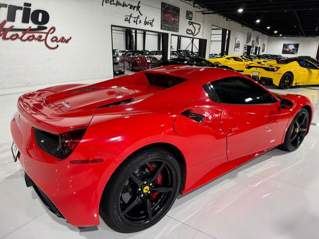 2017 Ferrari 488 Spider Scuderia shields, full electric seats, extended leather, interior carbon trim AND MUCH MORE!! Fort Lauderdale FL