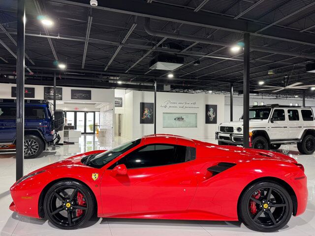 2017 Ferrari 488 Spider Scuderia shields, full electric seats, extended leather, interior carbon trim AND MUCH MORE!! Fort Lauderdale FL