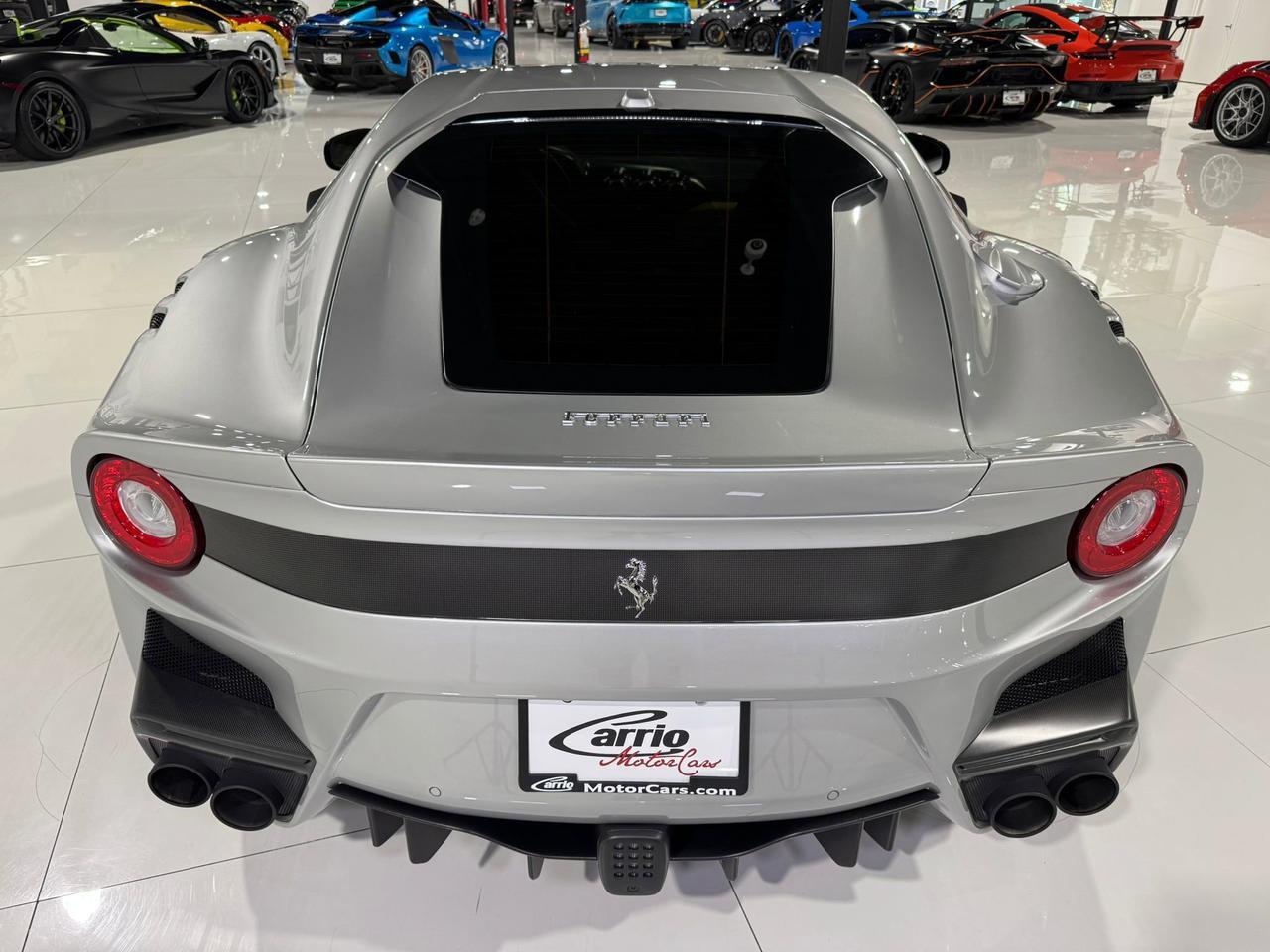 2017 Ferrari F12tdf Argento Nurburgring paint, Extra-Range interior, painted shield,sport exhaust,carbon galore & MORE!! Fort Lauderdale FL