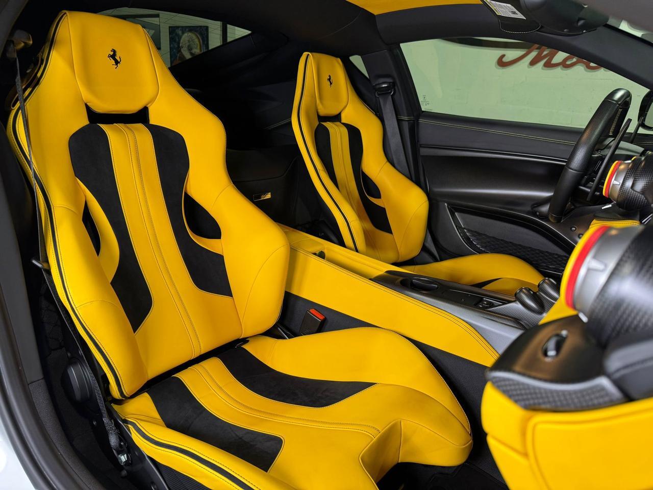 2017 Ferrari F12tdf Argento Nurburgring paint, Extra-Range interior, painted shield,sport exhaust,carbon galore & MORE!! Fort Lauderdale FL