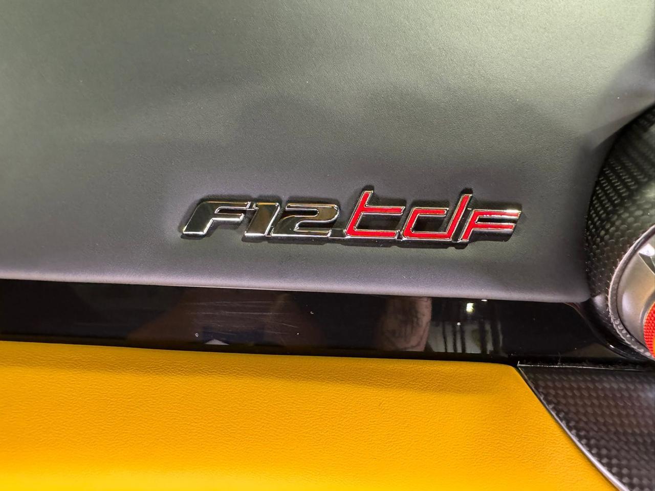 2017 Ferrari F12tdf Argento Nurburgring paint, Extra-Range interior, painted shield,sport exhaust,carbon galore & MORE!! Fort Lauderdale FL