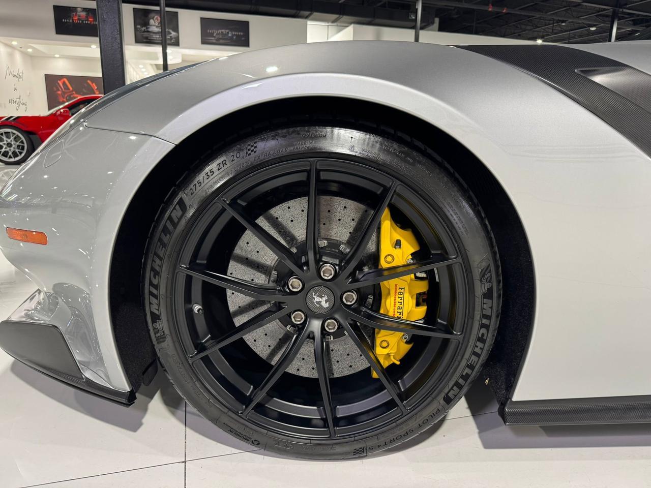 2017 Ferrari F12tdf Argento Nurburgring paint, Extra-Range interior, painted shield,sport exhaust,carbon galore & MORE!! Fort Lauderdale FL