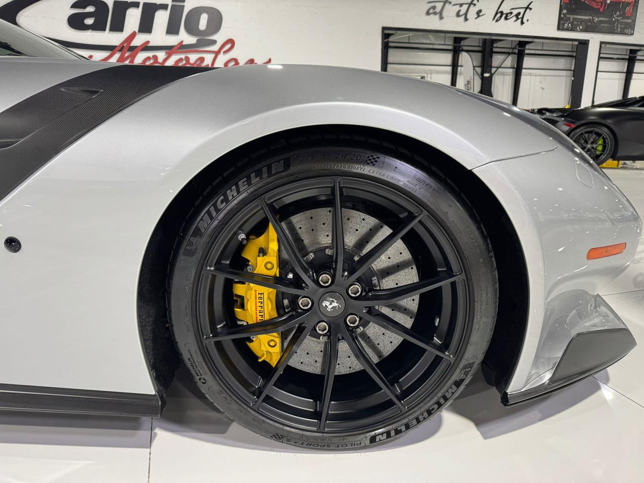 2017 Ferrari F12tdf Argento Nurburgring paint, Extra-Range interior, painted shield,sport exhaust,carbon galore & MORE!! Fort Lauderdale FL
