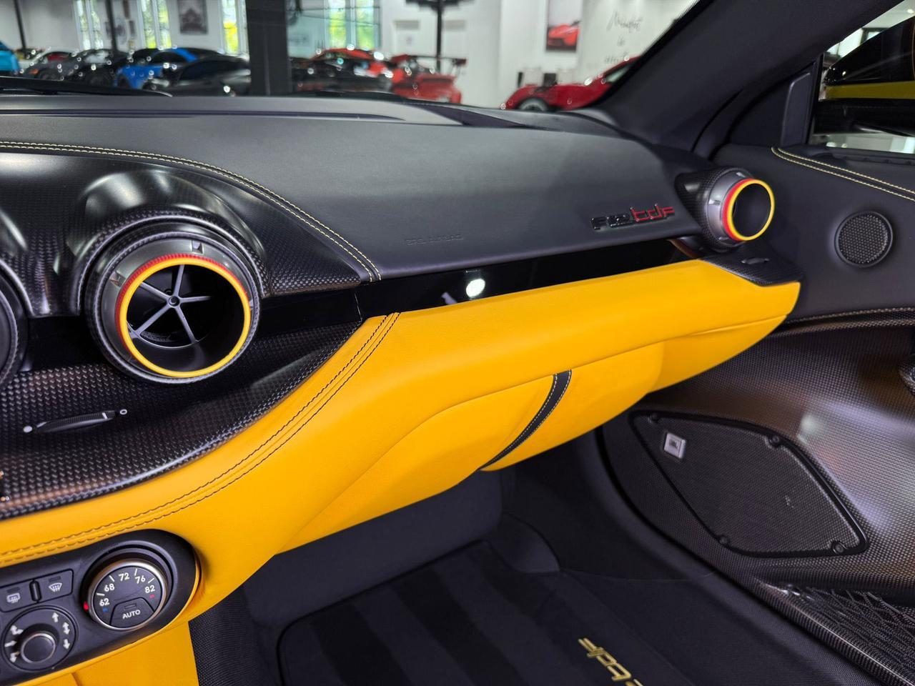 2017 Ferrari F12tdf Argento Nurburgring paint, Extra-Range interior, painted shield,sport exhaust,carbon galore & MORE!! Fort Lauderdale FL