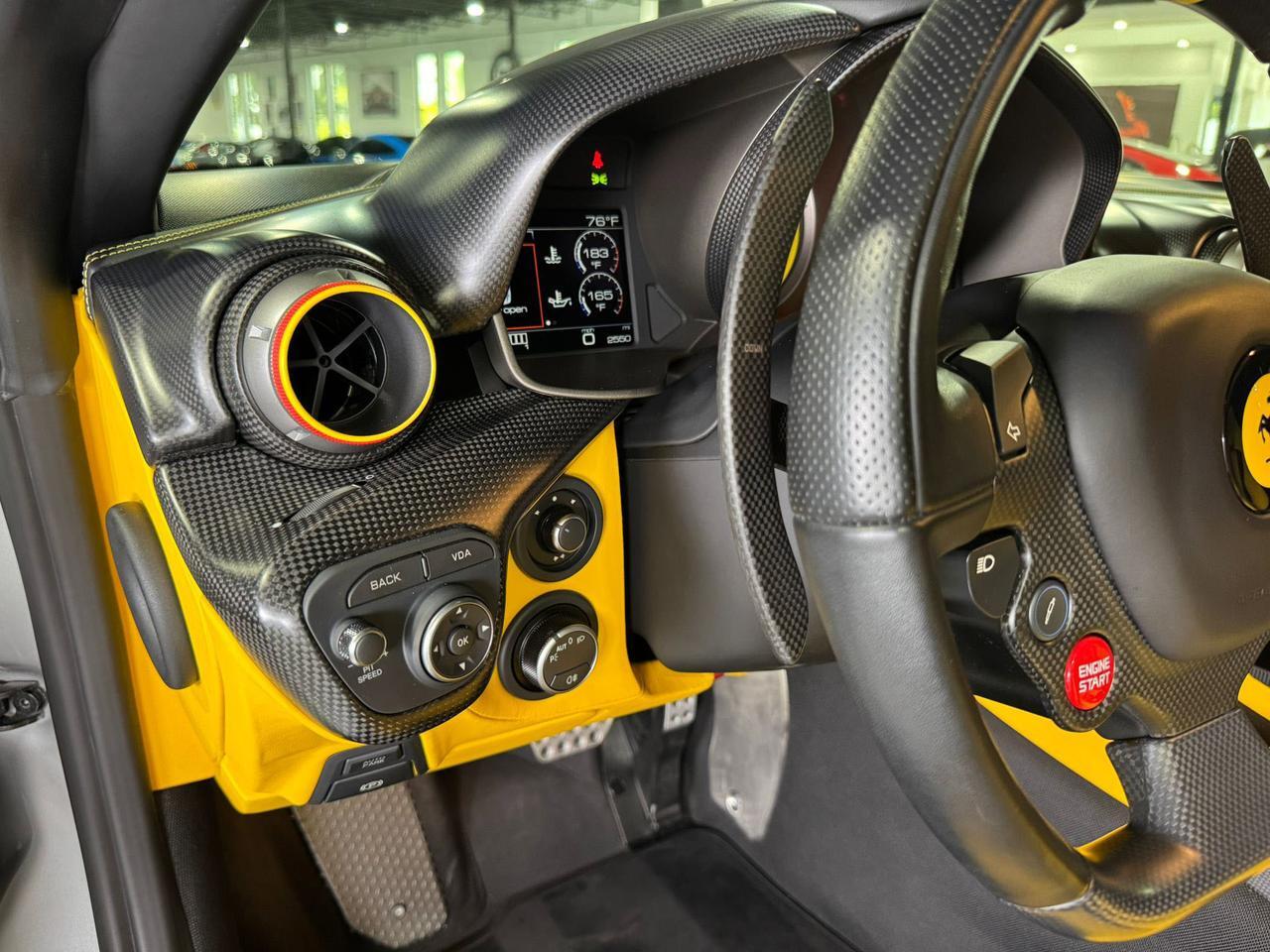 2017 Ferrari F12tdf Argento Nurburgring paint, Extra-Range interior, painted shield,sport exhaust,carbon galore & MORE!! Fort Lauderdale FL