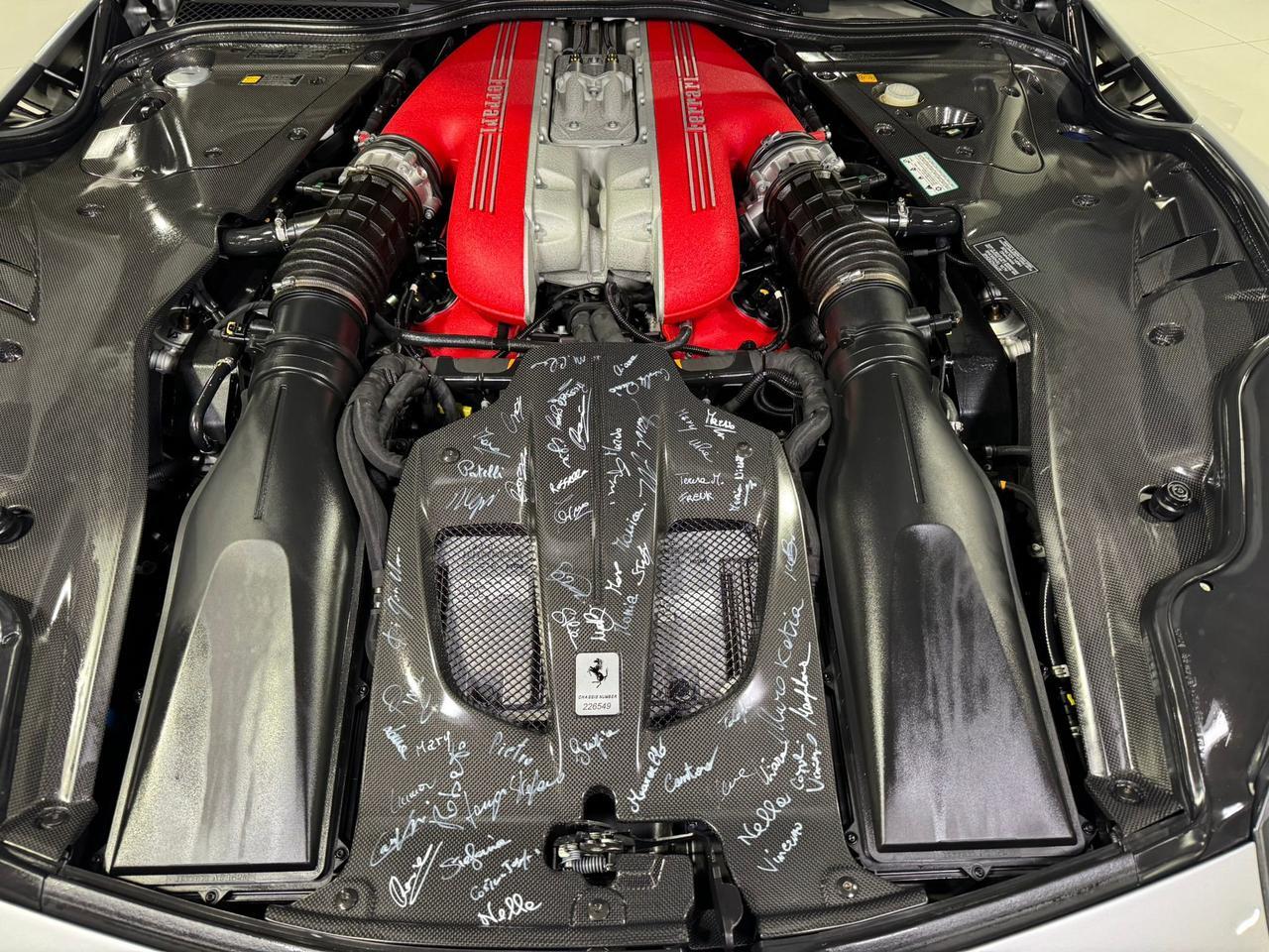2017 Ferrari F12tdf Argento Nurburgring paint, Extra-Range interior, painted shield,sport exhaust,carbon galore & MORE!! Fort Lauderdale FL