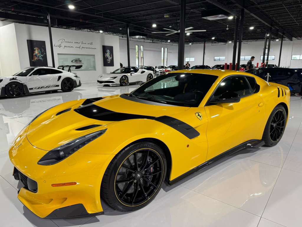 2017 Ferrari F12tdf Extra-Range paint, extra-range interior, front lifter, JBL professional audio, carbon seats & more!