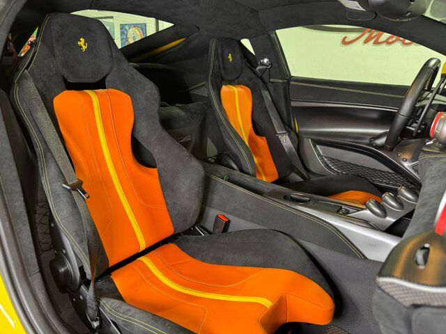 2017 Ferrari F12tdf Giallo Modena paint, painted stripes, carbon racing seats, loads of exterior/interior carbon Fort Lauderdale FL