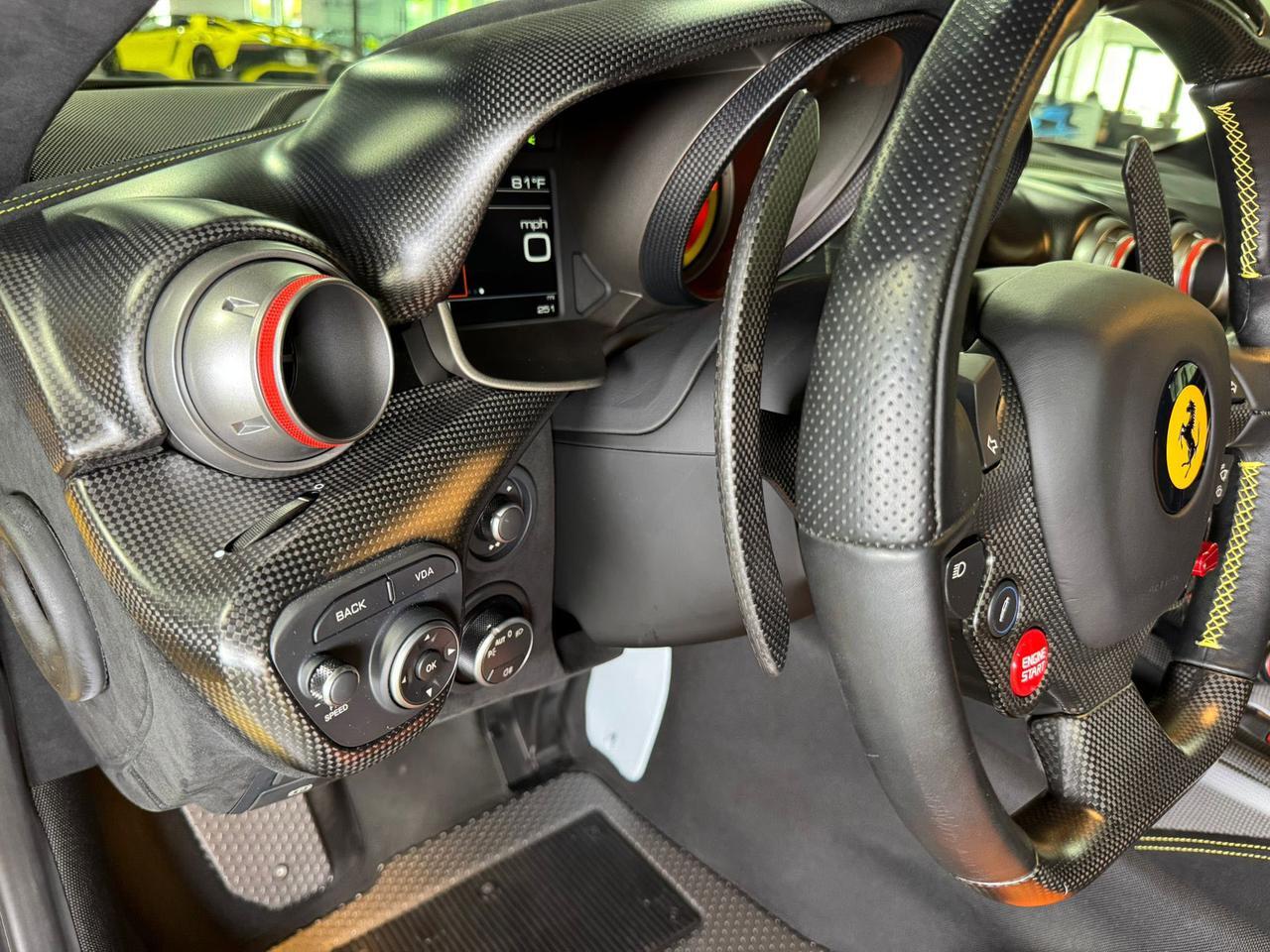 2017 Ferrari F12tdf Giallo Modena paint, painted stripes, carbon racing seats, loads of exterior/interior carbon Fort Lauderdale FL