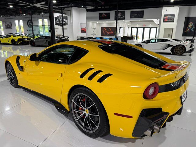 2017 Ferrari F12tdf Giallo Modena paint, painted stripes, carbon racing seats, loads of exterior/interior carbon Fort Lauderdale FL