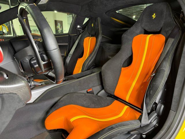 2017 Ferrari F12tdf Giallo Modena paint, painted stripes, carbon racing seats, loads of exterior/interior carbon Fort Lauderdale FL