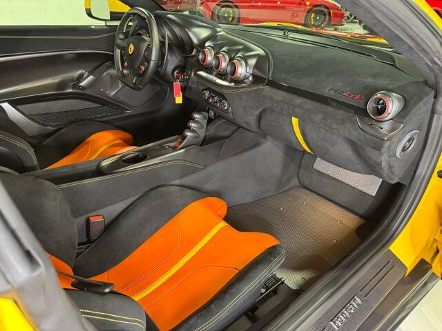 2017 Ferrari F12tdf Giallo Modena paint, painted stripes, carbon racing seats, loads of exterior/interior carbon Fort Lauderdale FL