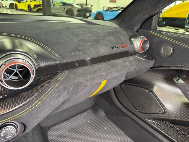 2017 Ferrari F12tdf Giallo Modena paint, painted stripes, carbon racing seats, loads of exterior/interior carbon Fort Lauderdale FL