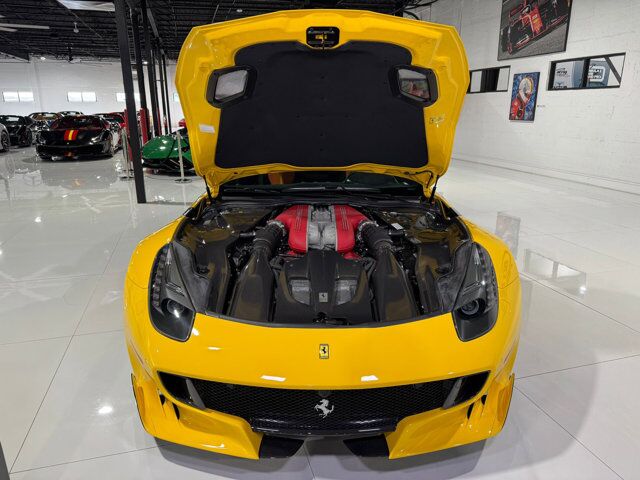 2017 Ferrari F12tdf Giallo Modena paint, painted stripes, carbon racing seats, loads of exterior/interior carbon Fort Lauderdale FL